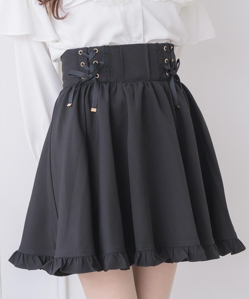 couture BY ROJITA(クチュールバイロジータ)の「レースアップスカート(スカート・レディース・ピンク系その他/ブラック/グレー・FREE)」の17枚目の写真
