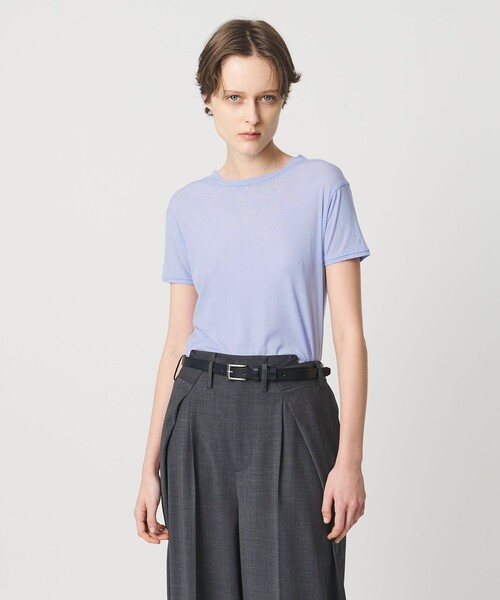 AEWEN MATOPH（イウエン マトフ）の「＜AEWEN MATOPH＞シアーTシャツ（Tシャツ/カットソー・レディース・ブラック/ライトピンク/ライトブルー/ホワイト/ワインレッド・FREE）」の19枚目の写真