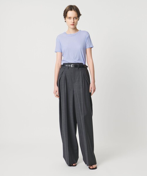 AEWEN MATOPH（イウエン マトフ）の「＜AEWEN MATOPH＞シアーTシャツ（Tシャツ/カットソー・レディース・ブラック/ライトピンク/ライトブルー/ホワイト/ワインレッド・FREE）」の20枚目の写真