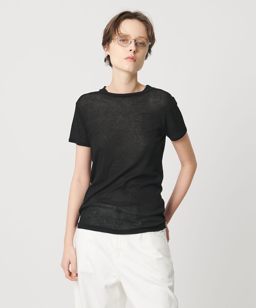 AEWEN MATOPH（イウエン マトフ）の「＜AEWEN MATOPH＞シアーTシャツ（Tシャツ/カットソー・レディース・ブラック/ライトピンク/ライトブルー/ホワイト/ワインレッド・FREE）」の22枚目の写真