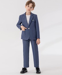 DAY CLOSET（デイ クローゼット）の「【セットアップ】キッズスーツ 長袖ジャケット+長袖インナーTシャツ+ロングパンツ 3点セット（スーツセット）」
