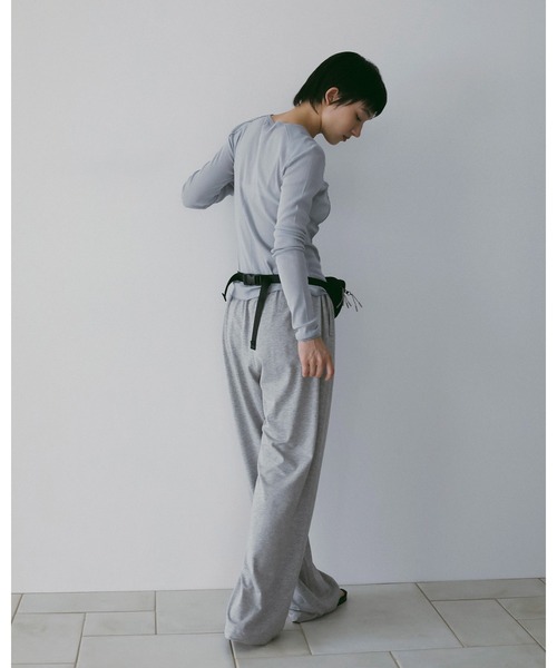 anuke（アンヌーク）の「Cotton Tulle Tops（Tシャツ/カットソー・レディース・ブラック/ブルー系その他/ホワイト・FREE）」の4枚目の写真