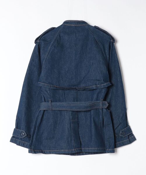 POLO RALPH LAUREN（ポロ ラルフ ローレン）の「ベルテッド デニム ユーティリティ ジャケット（デニムジャケット・レディース・ブルー・M）」の3枚目の写真