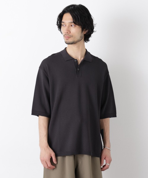UNITED ARROWS ニットポロシャツ ✴︎未使用 UNITED ARROWS（ユナイテッドアローズ）の「＜UNITED ARROWS＞ ニット