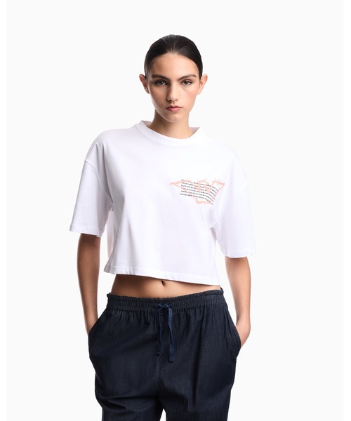 エンポリオ アルマーニ】ASV クロップドTシャツ3枚セット ジャージー
