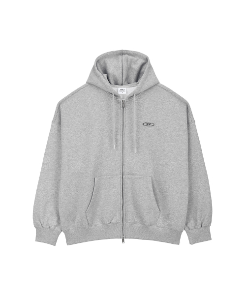 BORN TO WIN（ボーントゥウィン）の「CHROME B HOODIE ZIP-UP [MELANGE GREY]（ジャージ・メンズ・その他・1/2/3）」の2枚目の写真