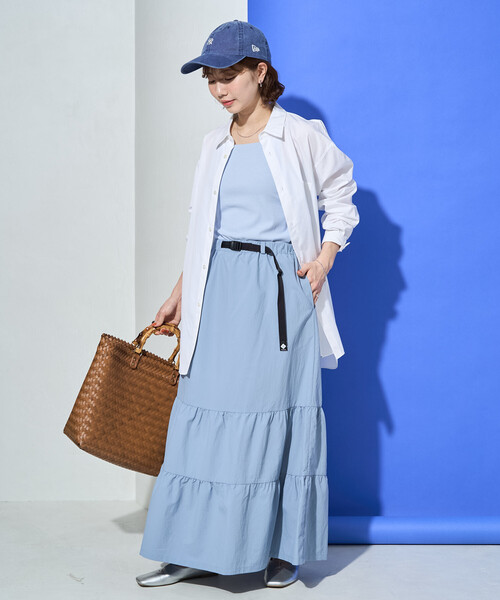 FREAK'S STORE（フリークスストア）の「限定展開 Columbia × FREAK'S STORE/コロンビア W Imperial Park Skirt/インペリアルパーク スカート（スカート・レディース・ベージュ/ブラック/ブルー・SMALL/MEDIUM）」の15枚目の写真