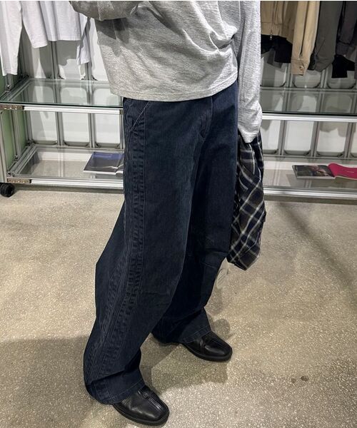 INTEMPOMOOD(インテンポムード)の「トラックウォッシュドコットンワイドパンツ_チャコール(その他パンツ・メンズ・チャコール・MEDIUM/LARGE/X-LARGE)」の12枚目の写真