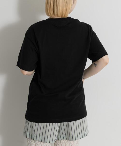 THE GOODLAND MARKET(ザグッドランドマーケット)の「77circa print tee schnauzer(Tシャツ/カットソー・レディース・ホワイト/ブラック・MEDIUM)」の6枚目の写真