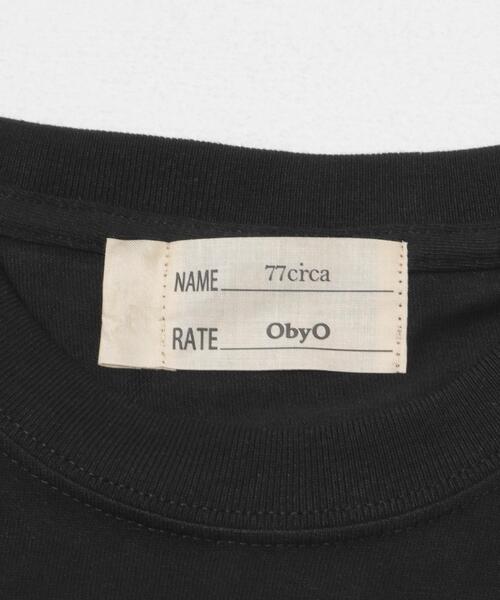 THE GOODLAND MARKET(ザグッドランドマーケット)の「77circa print tee schnauzer(Tシャツ/カットソー・レディース・ホワイト/ブラック・MEDIUM)」の14枚目の写真