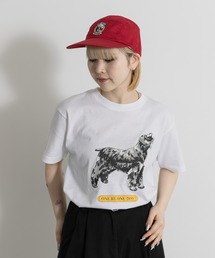 THE GOODLAND MARKET | 77circa　print tee schnauzer(Tシャツ/カットソー)