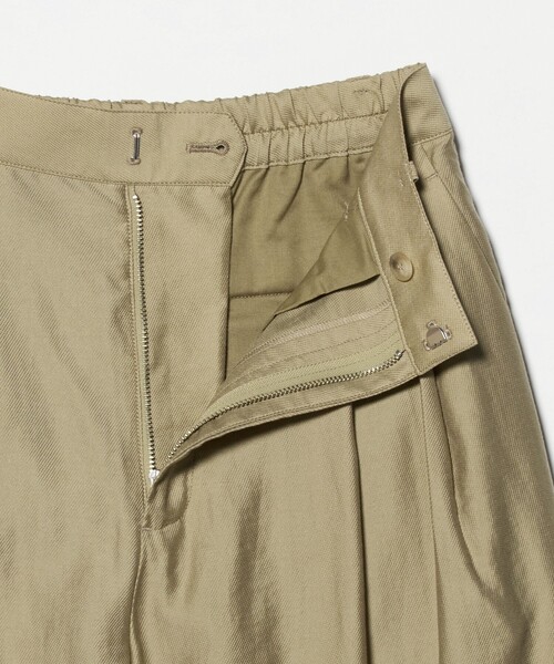 BEAUTY&YOUTH UNITED ARROWS(ビューティーアンドユースユナイテッドアローズ)の「セルロースナイロン ツイル タック ワイドパンツ ウォッシャブル(その他パンツ・レディース・ダークブラウン/ブラック/ベージュ・XS/M/S)」の21枚目の写真