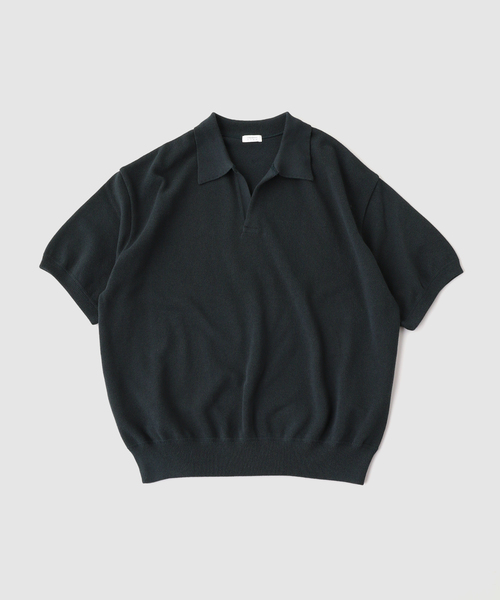 417 EDIFICE（フォーワンセブンエディフィス）の「CREPUSCULE / クレプスキュール Co/Ra Moss Stitch Skipper（ニット/セーター・メンズ・ブラウン/ネイビー/ベージュ/グリーン・1/2）」の3枚目の写真