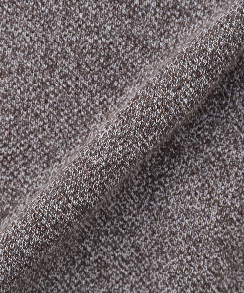 417 EDIFICE（フォーワンセブンエディフィス）の「CREPUSCULE / クレプスキュール Co/Ra Moss Stitch Skipper（ニット/セーター・メンズ・ブラウン/ネイビー/ベージュ/グリーン・1/2）」の6枚目の写真