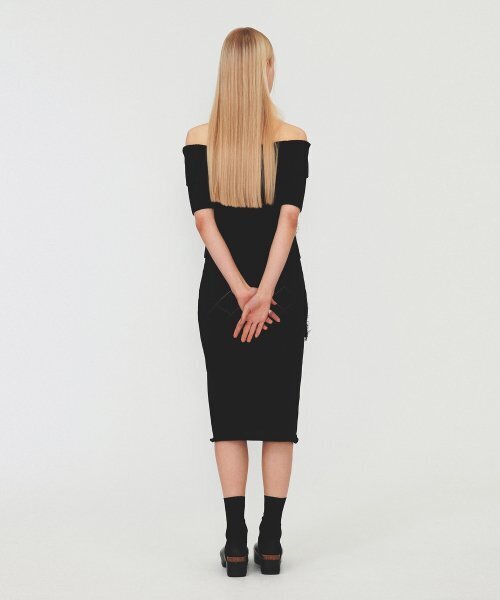 DIAGONAL（ダイアゴナル）の「ARGYLE PATTERN KNIT SKIRT (black)（スカート・レディース・その他・FREE）」の7枚目の写真