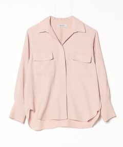 line stone ribbon shirt / ラインストーンリボンシャツ（シャツ
