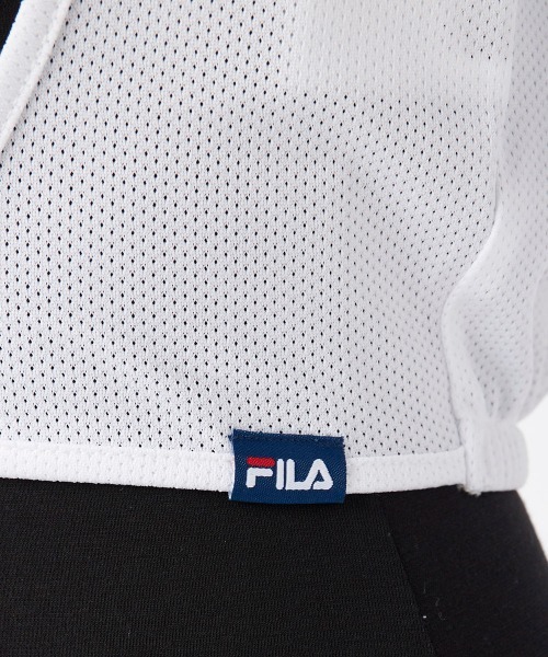 FILA GOLF(フィラゴルフ )の「【FILA GOLF:フィラゴルフ】レディースシースルーボレロ 接触冷感 ゴルフ(その他トップス・レディース・ホワイト/ブラック・MEDIUM/LARGE/X-LARGE)」の6枚目の写真