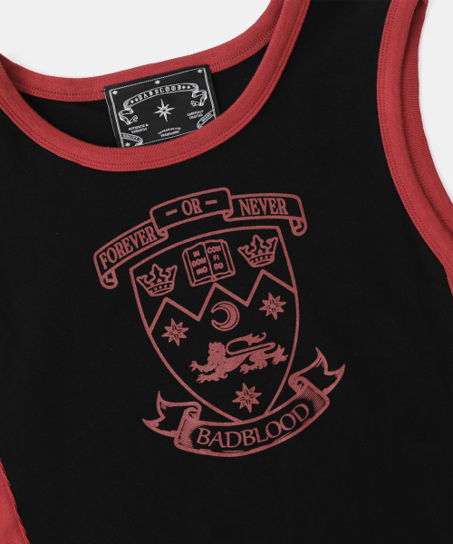 BADBLOOD（バッドブラッド）の「ワークショップシールドプリントタンク - ブラック/レッド（Tシャツ/カットソー・レディース・その他・S/L）」の3枚目の写真