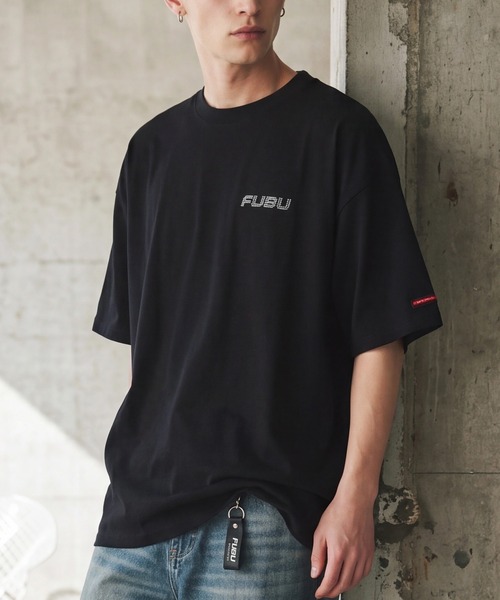 FUBU（ フブ）の「【FUBU/フブ】RHINESTONE T-SHIRTS/ラインストーンTシャツ（Tシャツ/カットソー・メンズ・ホワイト/ブラック・XL/L/M）」の9枚目の写真
