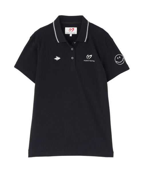 MASTER BUNNY EDITION（マスターバニーエディション）の「【ＰＧ×ＭＢＥ】ポロ（ポロシャツ・レディース・ブラック/ホワイト・SMALL/MEDIUM/LARGE）」の2枚目の写真
