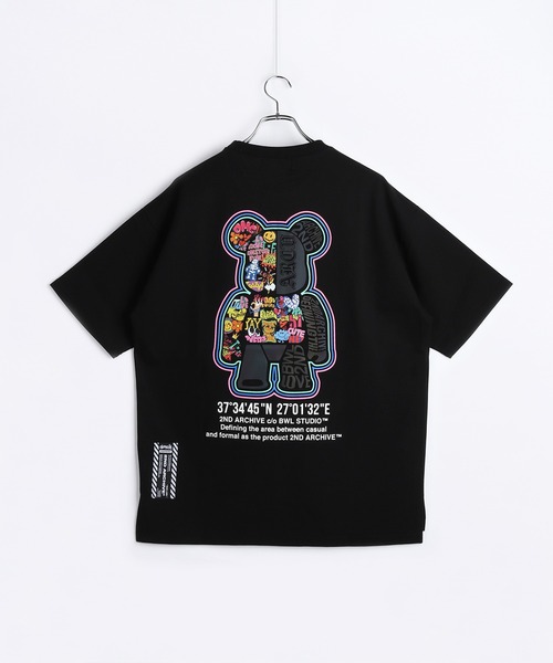 WESTSEA（ウエストシー）の「2ND ARCHIVE / セカンドアーカイブ グラフィックプリント 発光 半袖Tシャツ ベアー 犬モチーフ ビッグサイズ（Tシャツ/カットソー・メンズ・ブラック/ブラック系その他2/ブラック系その他/ブラック系その他3/ブラック系その他4・FREE）」の22枚目の写真