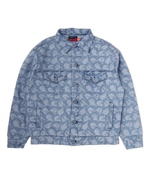 RADIO EVA（ラヂオエヴァ）の「RADIO EVA A333 EVANGELION MONOGRAM JACQUARD DENIM TRUCKER JACKET（デニムジャケット）」