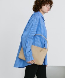 real leather flat one-shoulder bag / リアルレザーフラットワンショルダーバッグ