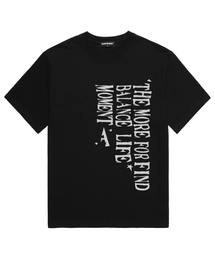 URBAN BALANCE 半袖Tシャツ (VS0132) ブラック