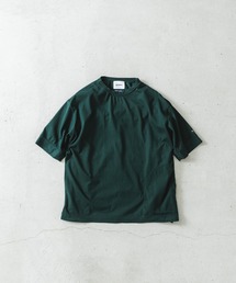 quadro（クオドロ）の「40/2CM天竺脇ポケット5分袖クルーネック（Tシャツ/カットソー）」