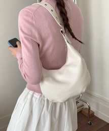 フェイクレザー コンパクトショルダーバッグ