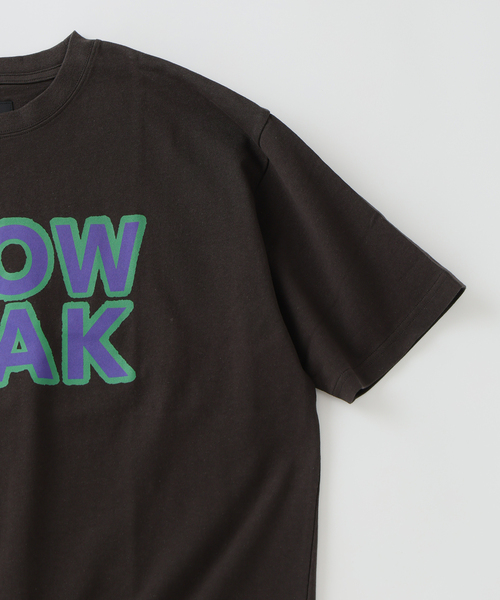 Snow Peak（スノーピーク）の「SNOW PEAK / スノーピーク 別注 マルチカラーロゴ プリントTシャツ（Tシャツ/カットソー・メンズ・チャコールグレー/ホワイト/ピンク/オレンジ・SMALL/MEDIUM/LARGE）」の21枚目の写真