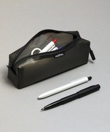 Nahe | nahe ネーエ ソフトグリッドポーチ ワイド ペンケース 筆箱 半透明(ステーショナリー)