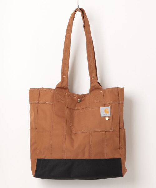 Carhartt(カーハート)の「カーハートトートバッグ(トートバッグ・メンズ・ブラウン/ブラック・FREE)」の5枚目の写真