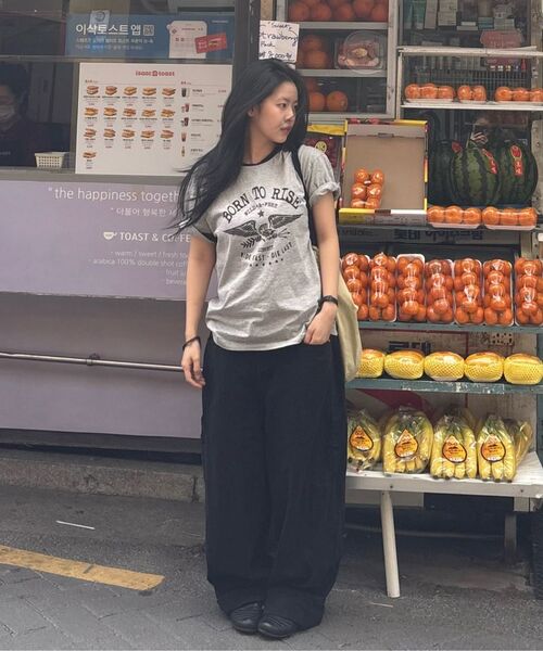 JUAN HOMME（ジュアンオム）の「ボンツーライズリンガーハーフスリーブ（メランジグレー）（Tシャツ/カットソー・メンズ・その他・SMALL/MEDIUM/LARGE）」の10枚目の写真