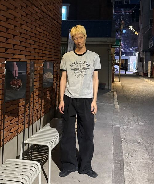 JUAN HOMME（ジュアンオム）の「ボンツーライズリンガーハーフスリーブ（メランジグレー）（Tシャツ/カットソー・メンズ・その他・SMALL/MEDIUM/LARGE）」の17枚目の写真