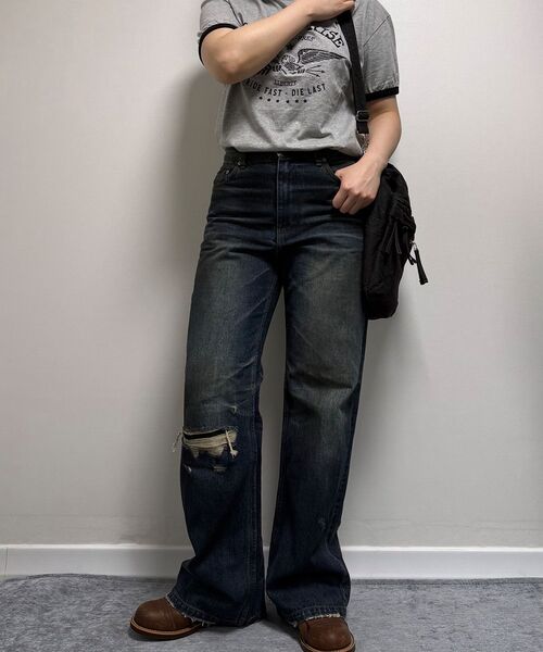 JUAN HOMME（ジュアンオム）の「ボンツーライズリンガーハーフスリーブ（メランジグレー）（Tシャツ/カットソー・メンズ・その他・SMALL/MEDIUM/LARGE）」の18枚目の写真