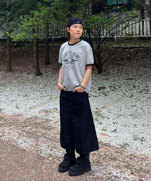 JUAN HOMME（ジュアンオム）の「ボンツーライズリンガーハーフスリーブ（メランジグレー）（Tシャツ/カットソー・メンズ・その他・SMALL/MEDIUM/LARGE）」の19枚目の写真