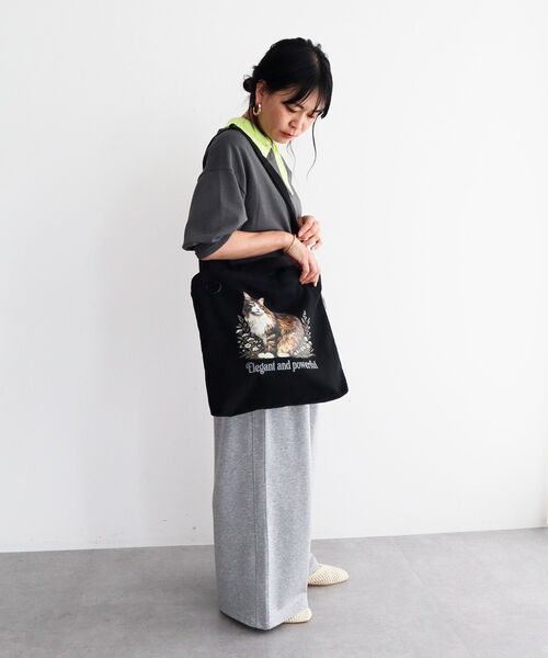 CRAFT STANDARD BOUTIQUE(クラフトスタンダードブティック)の「アソートアニマル柄トートバッグ(トートバッグ・レディース・アイボリー/ブラック・FREE)」の10枚目の写真