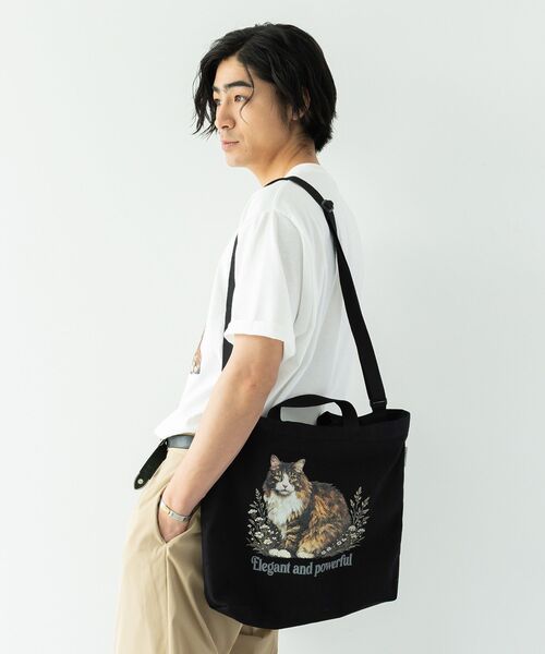 CRAFT STANDARD BOUTIQUE(クラフトスタンダードブティック)の「アソートアニマル柄トートバッグ(トートバッグ・レディース・アイボリー/ブラック・FREE)」の13枚目の写真