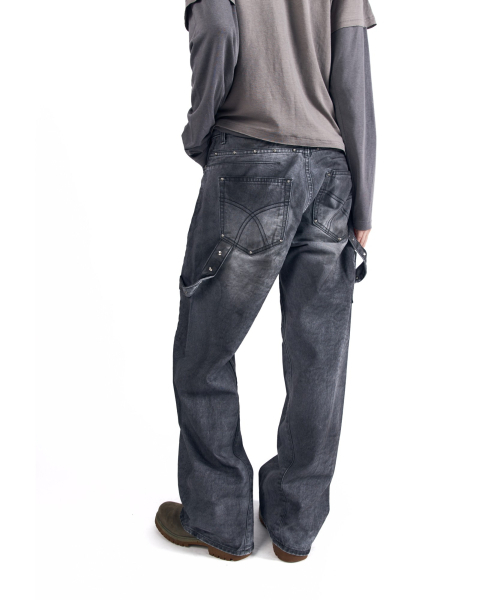 AAKAM（アーカム）の「Hammer Studded Denim Pants (Black)（デニムパンツ・レディース・その他・1/2）」の4枚目の写真