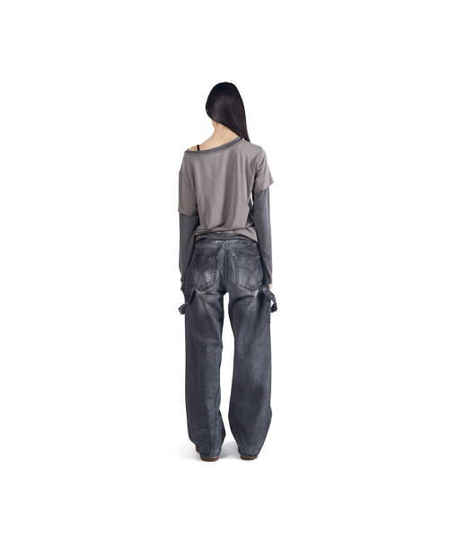 AAKAM（アーカム）の「Hammer Studded Denim Pants (Black)（デニムパンツ・レディース・その他・1/2）」の8枚目の写真