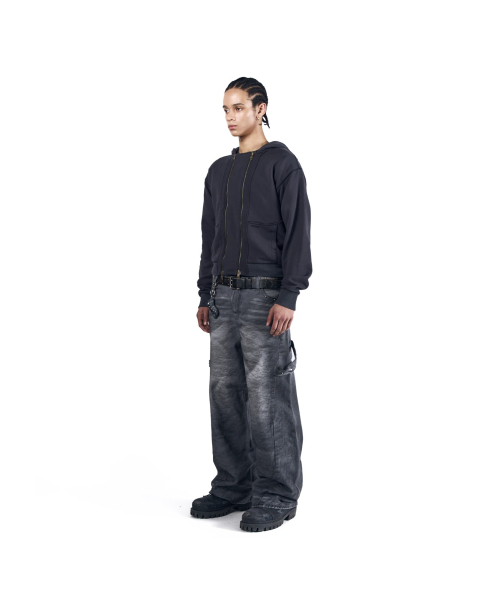 AAKAM（アーカム）の「Hammer Studded Denim Pants (Black)（デニムパンツ・レディース・その他・1/2）」の13枚目の写真