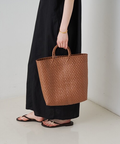 Rouge vif（ルージュヴィフ）の「【NHE/ニエ】カゴバッグ TO(TALL) トートバッグ（トートバッグ・レディース・ブラック/ブラウン/グリーン/その他・フリー）」の9枚目の写真