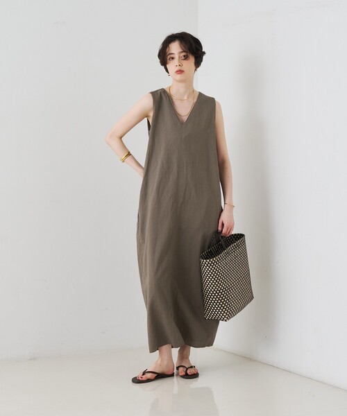 Rouge vif（ルージュヴィフ）の「【NHE/ニエ】カゴバッグ TO(TALL) トートバッグ（トートバッグ・レディース・ブラック/ブラウン/グリーン/その他・フリー）」の13枚目の写真