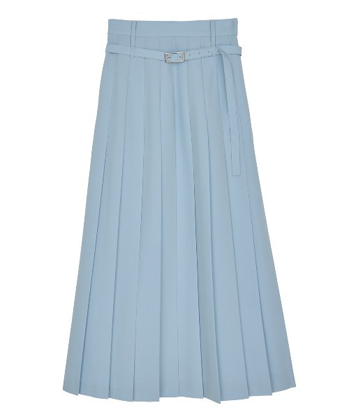 Ameri(アメリ)の「MEDI LOW BELT PLEATS SKIRT(スカート・レディース・グレー/スカイブルー・SMALL/MEDIUM)」の16枚目の写真