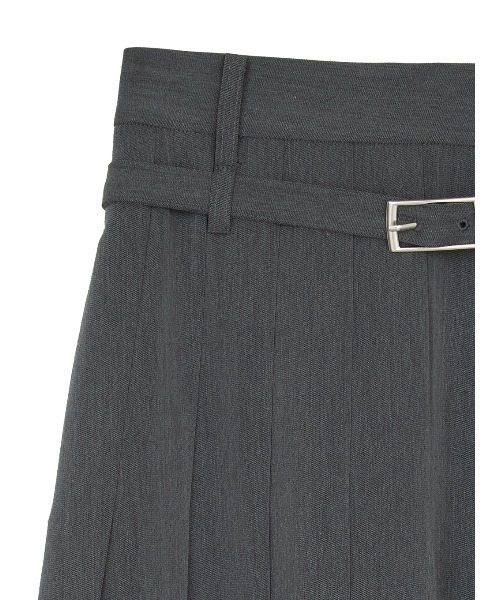 Ameri(アメリ)の「MEDI LOW BELT PLEATS SKIRT(スカート・レディース・グレー/スカイブルー・SMALL/MEDIUM)」の18枚目の写真