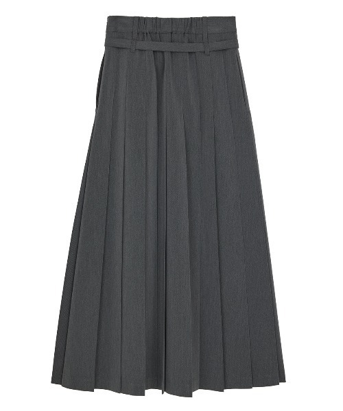 Ameri(アメリ)の「MEDI LOW BELT PLEATS SKIRT(スカート・レディース・グレー/スカイブルー・SMALL/MEDIUM)」の20枚目の写真