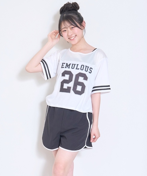 SWIM】ナンバーメッシュ4点セット水着（水着）｜LOVETOXIC