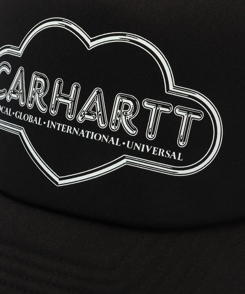 Carhartt WIP（カーハートダブリューアイピー）の「CARHARTT WIP / カーハート ダブリューアイピー CLOUD HEART TRUCKER CAP（キャップ・メンズ・ブラック・FREE）」の4枚目の写真