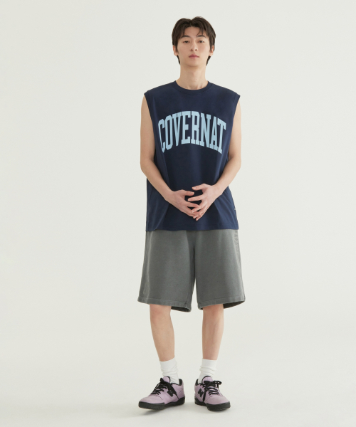 COVERNAT（カバーナット）の「クールコットンアーチロゴスリーブレスブラック（Tシャツ/カットソー・レディース・その他・SMALL/MEDIUM/LARGE/X-LARGE/XX-LARGE）」の6枚目の写真